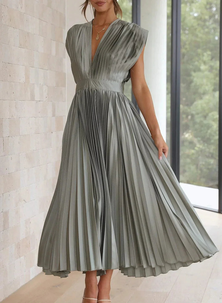 Rosea Longline Draped Dress