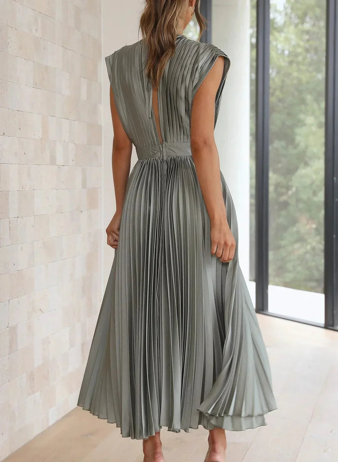 Rosea Longline Draped Dress