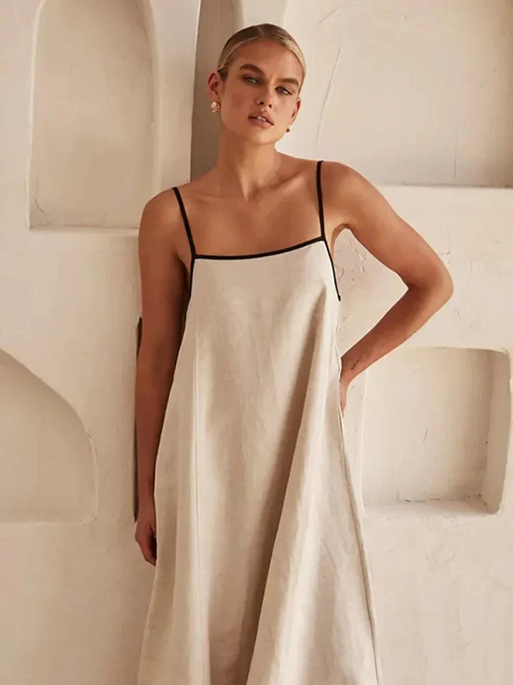 Rosea Flowing Sleeveless Maxi Dress