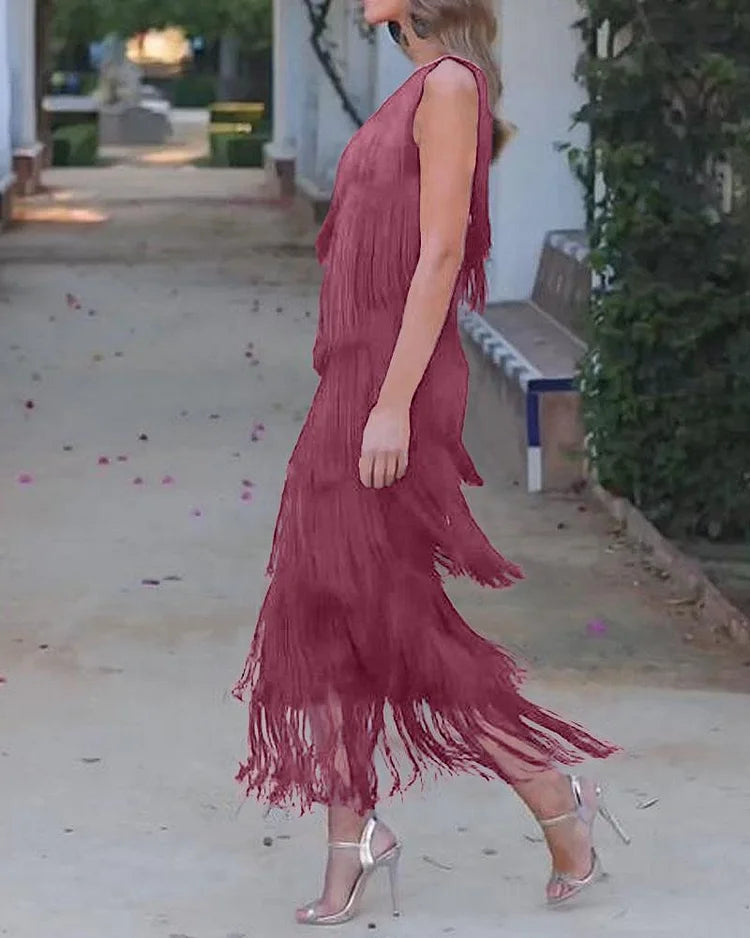 Rosea Effortless Elegance Off-Shoulder Dress