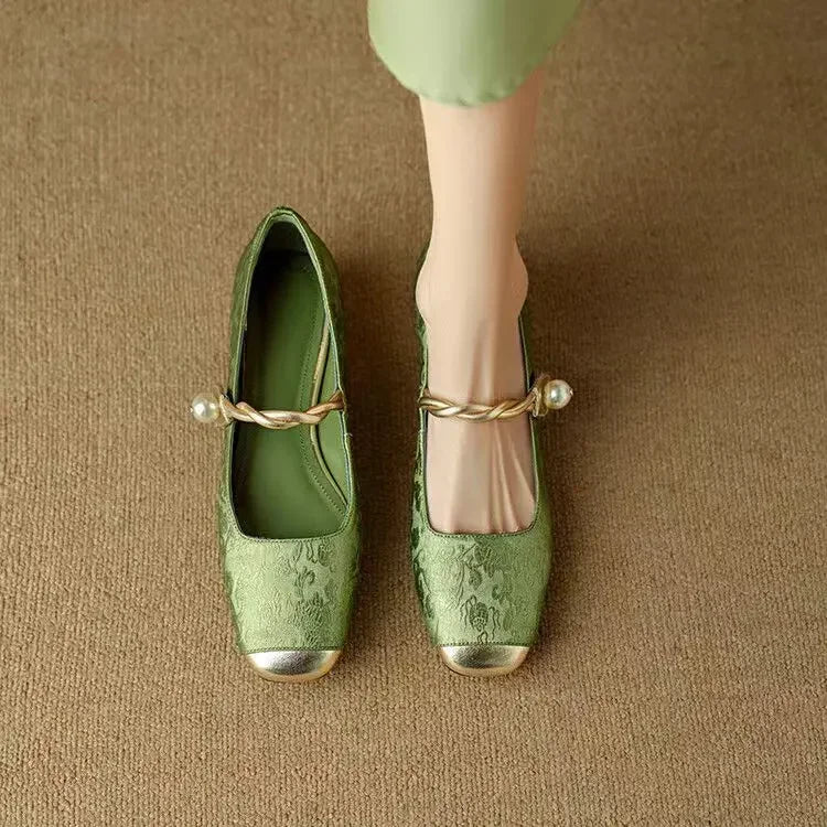 MARENNA | ELEGANT FLAT SHOES WITH A VINTAGE LOOK