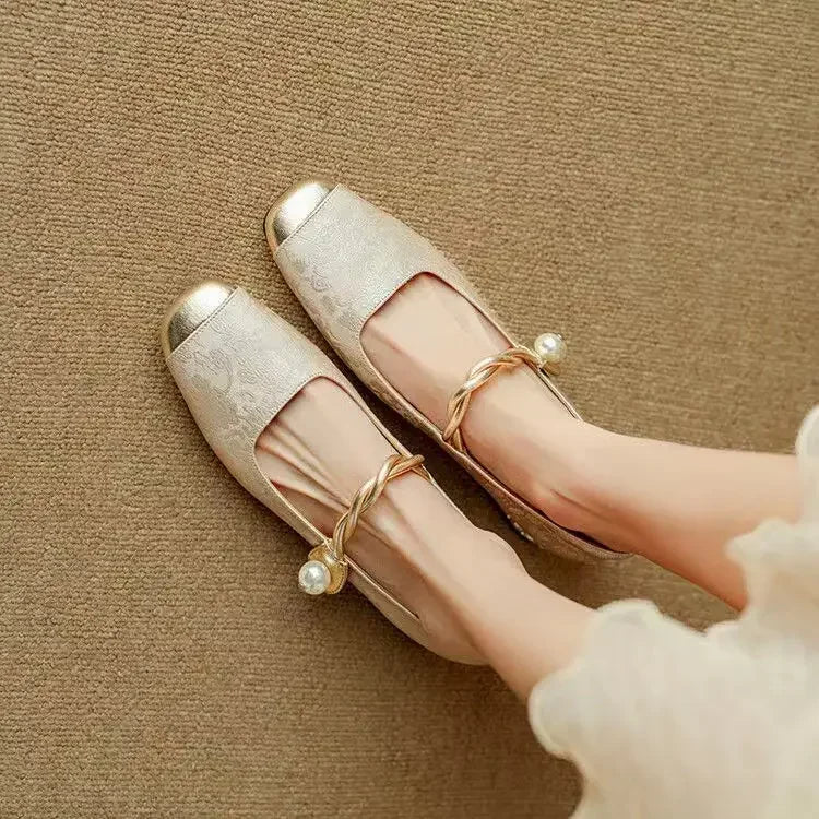 MARENNA | ELEGANT FLAT SHOES WITH A VINTAGE LOOK