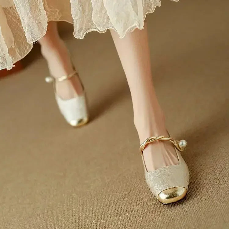 MARENNA | ELEGANT FLAT SHOES WITH A VINTAGE LOOK