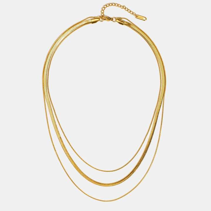 Golden Multi-layer Chain Necklace