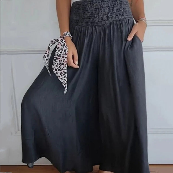 Lilie | Women's wide-leg, high-waisted jeans with pockets