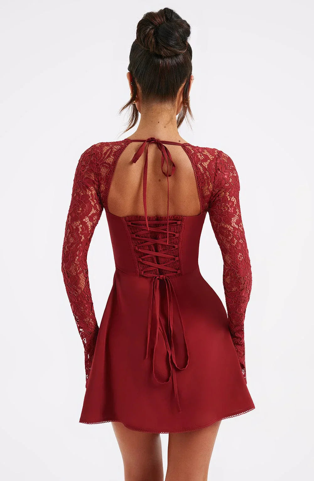 ANASTASIA  | Elegant Lace Short Dress