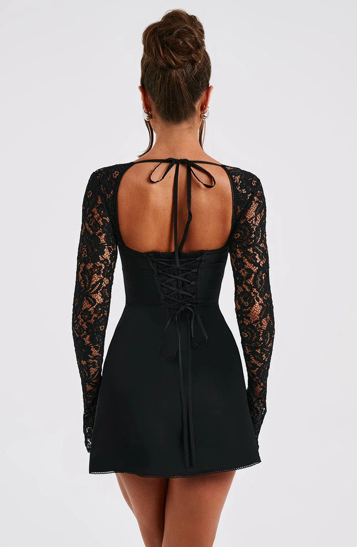 ANASTASIA  | Elegant Lace Short Dress