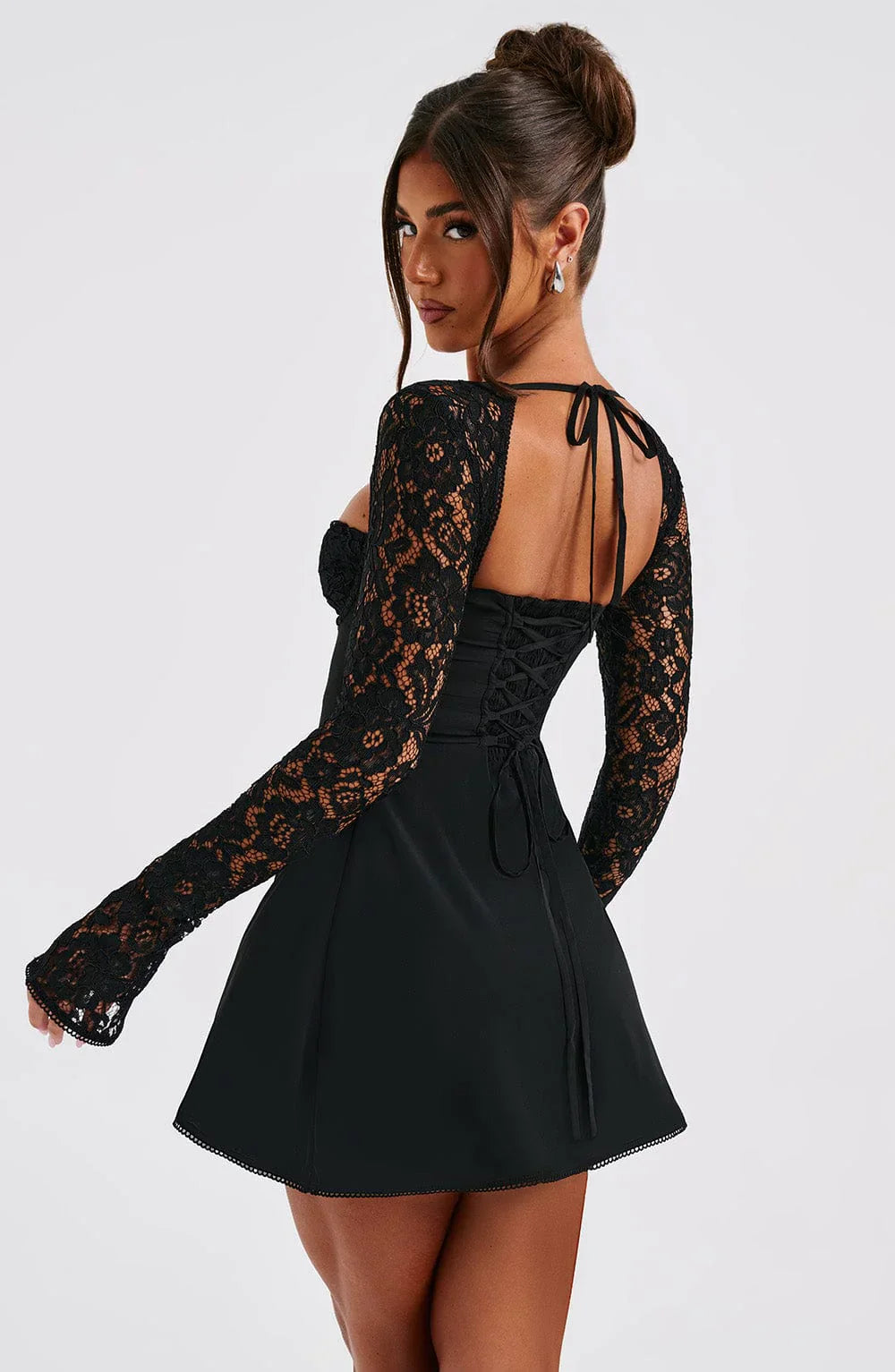 ANASTASIA  | Elegant Lace Short Dress