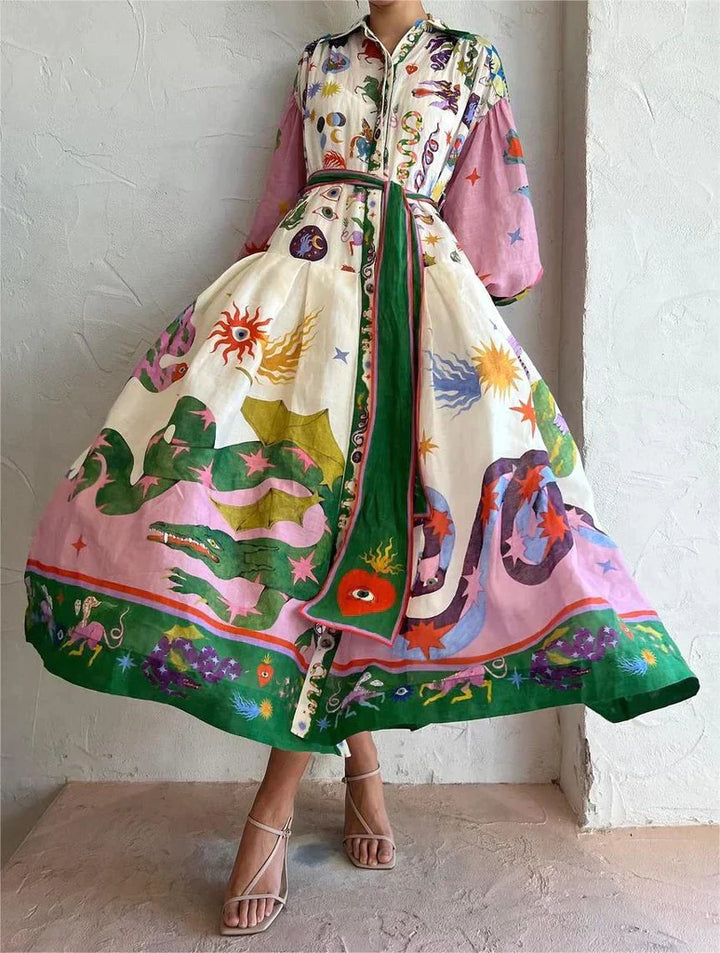 Soyraya - Maxi Italian Dress