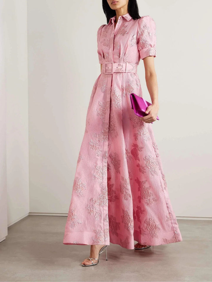Mini Rosea dress with puff sleeves