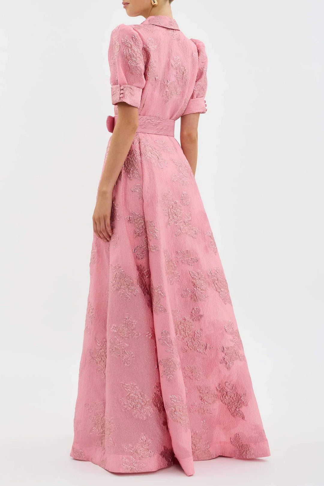 Mini Rosea dress with puff sleeves