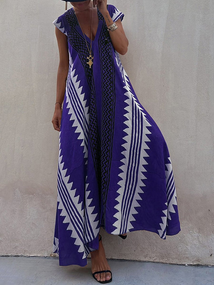 Boho   | Sleeveless V-Neck Dress