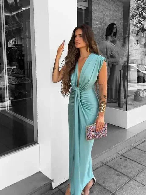 Cordelia | Elegant Draped Dress