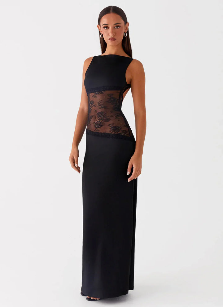 GIULIA  | Elegant Long Dress with Sophisticated Details