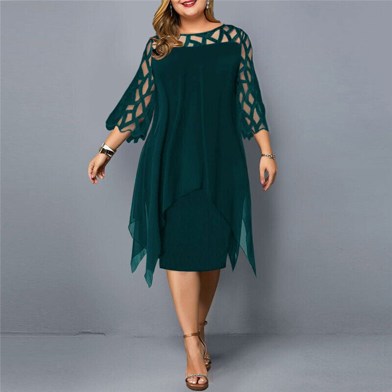 Abalone | Elegant Oversized Midi Dress