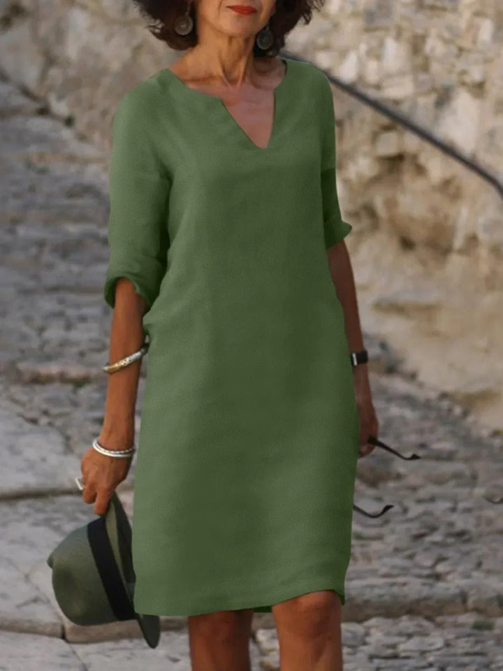 Saoirse - V-Neck Dress that Conceals the Belly