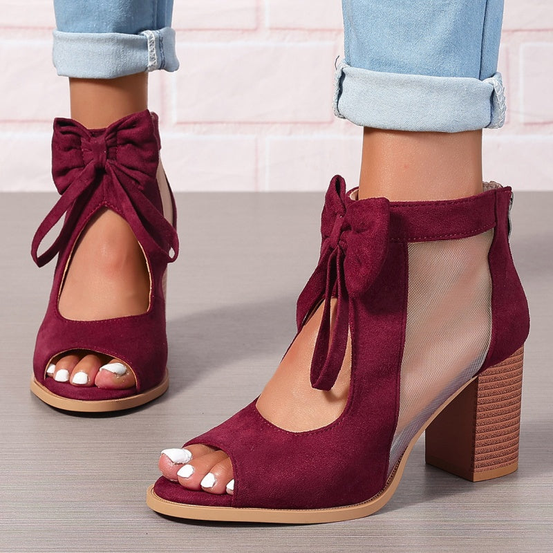 ISABEAU | HEELS WITH BOW CHARM