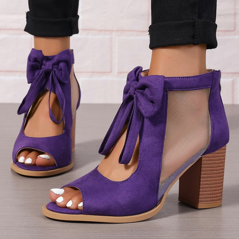 ISABEAU | HEELS WITH BOW CHARM