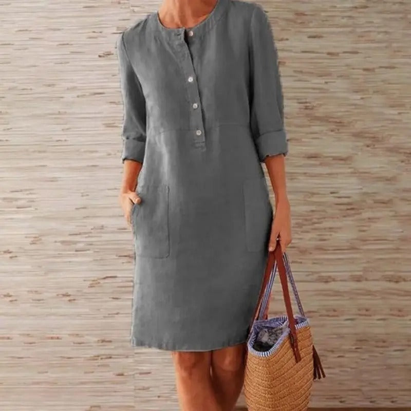 Lena | Knit Dress with Long Sleeves