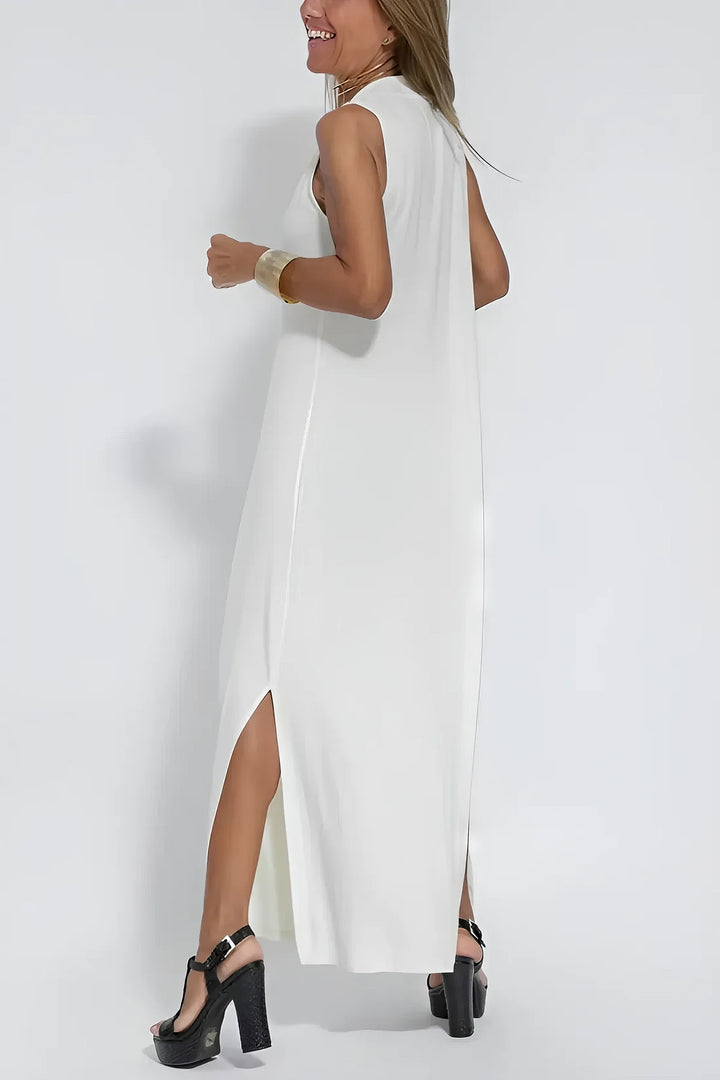 ELISE | Elegant Long Dress with Free Matching Cardigan