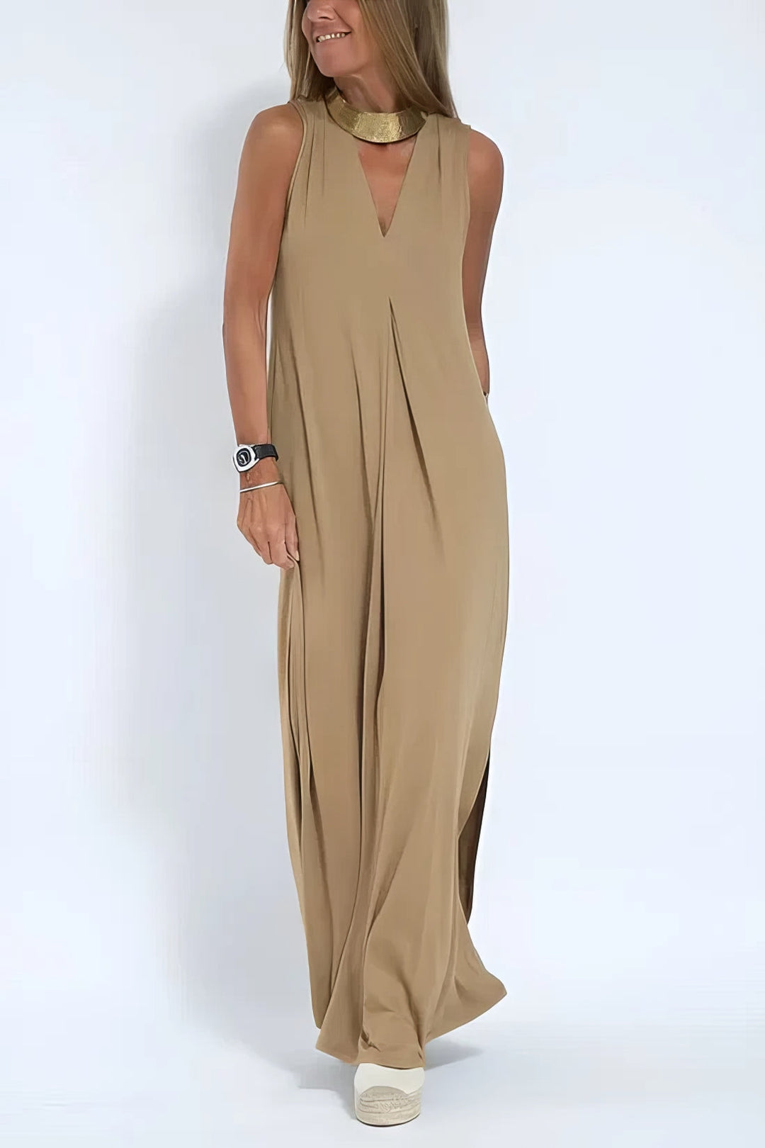 ELISE | Elegant Long Dress with Free Matching Cardigan