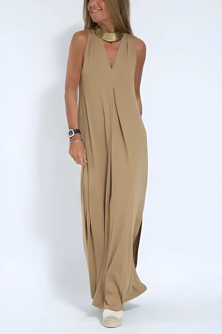 ELISE | Elegant Long Dress with Free Matching Cardigan