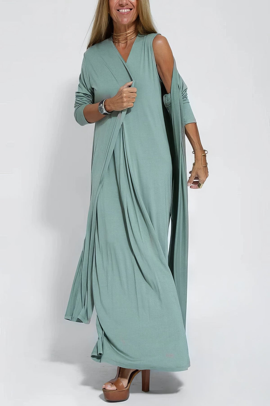 Natalia Dress + Matching Cardigan FREE GIFT